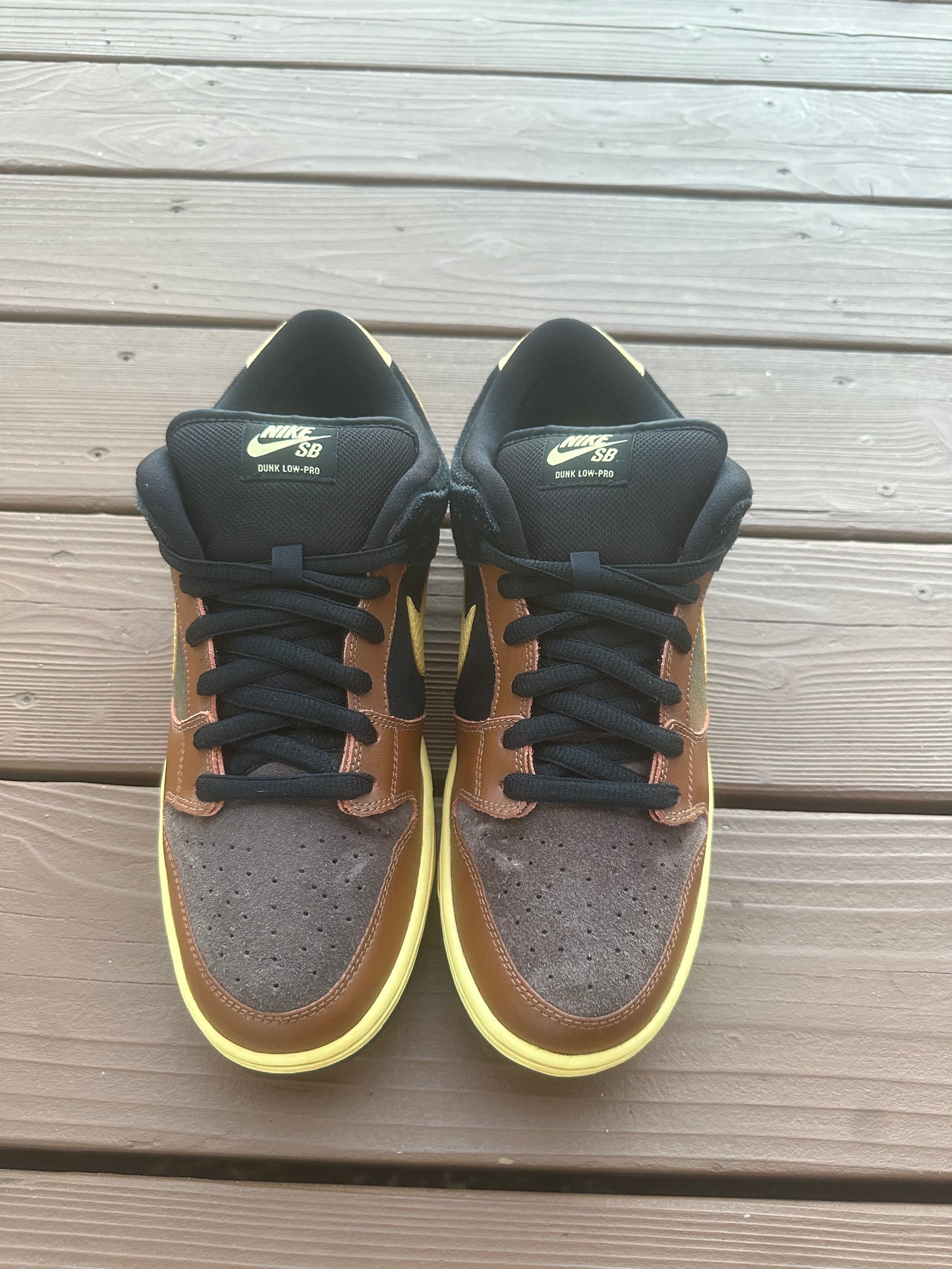 Size 11 - Nike Dunk Low Premium Black and Tan