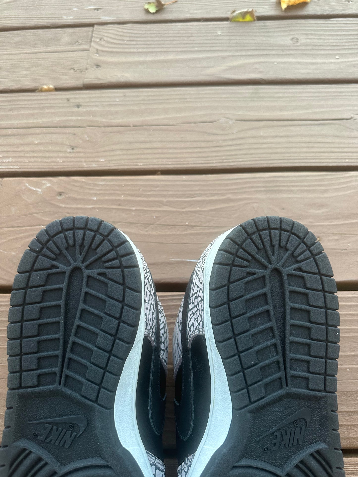 Size 9.5 - Supreme x Nike SB Dunk Low Pro Black Cement