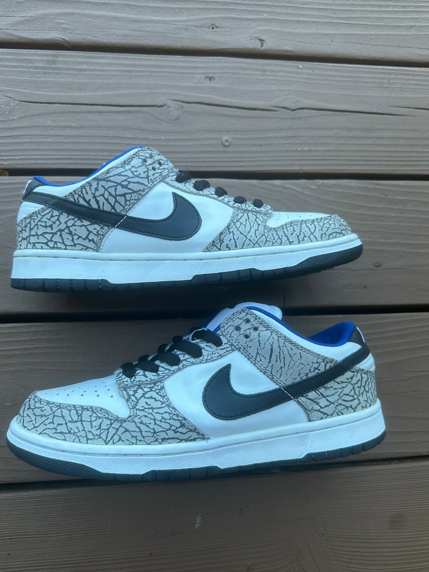 Size 9.5 - Supreme x Nike SB Dunk Low Pro White Cement