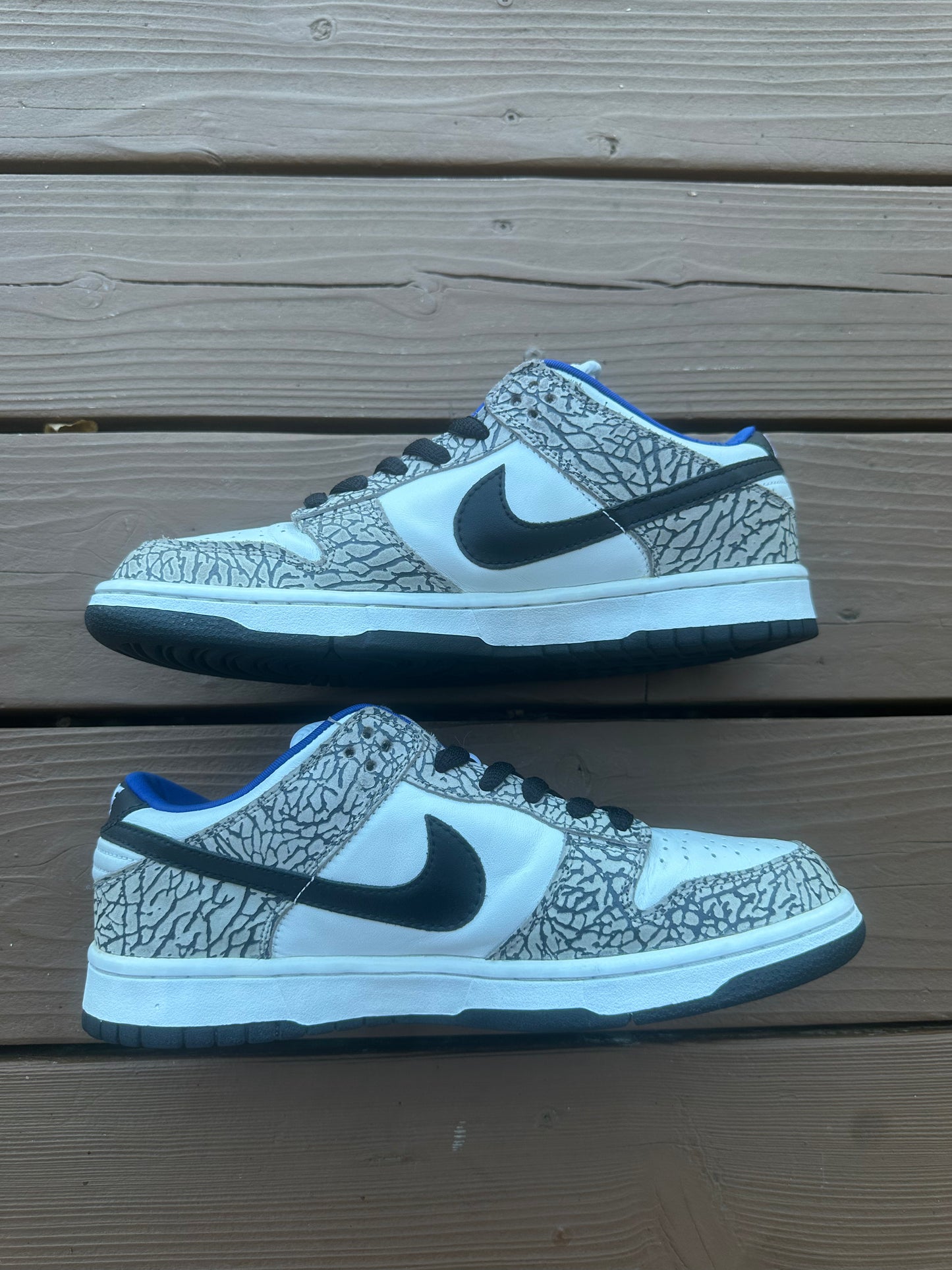 Size 9.5 - Supreme x Nike SB Dunk Low Pro White Cement