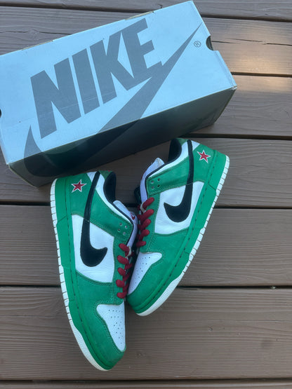 Size 10 - Nike Dunk Low Pro SB Heineken