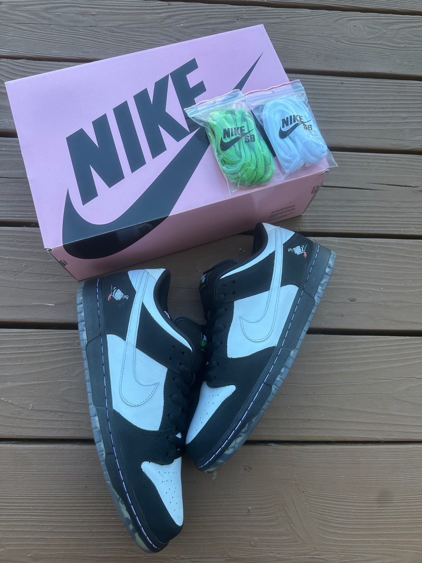 Size 11.5 - Jeff Staple x Nike SB Dunk Low Pro OG QS 'Panda Pigeon'
