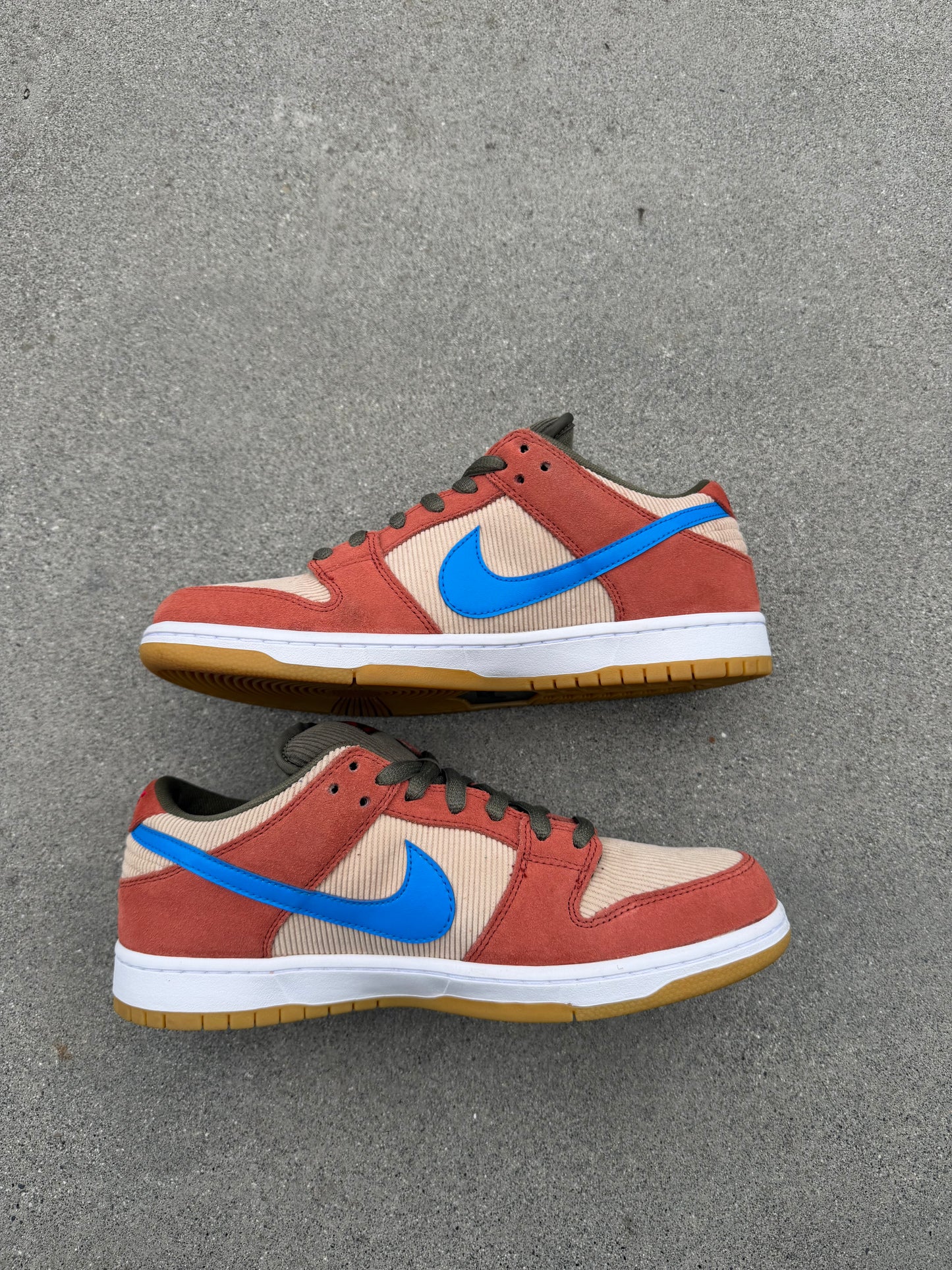 Size 10 - Nike Dunk Low Pro SB Corduroy