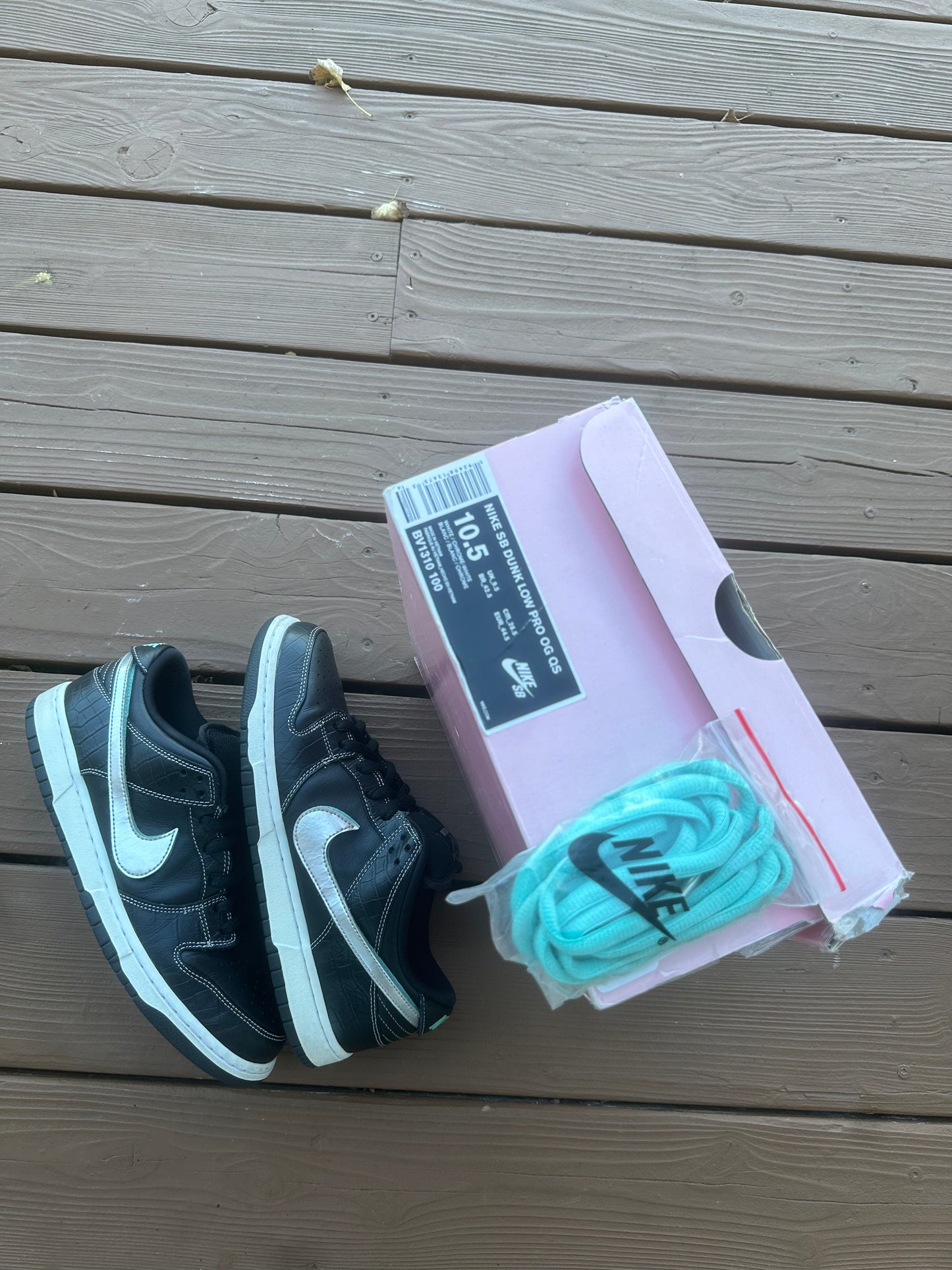 Size 10.5 - Diamond Supply Co. x Nike SB Dunk Low Pro Black Diamond