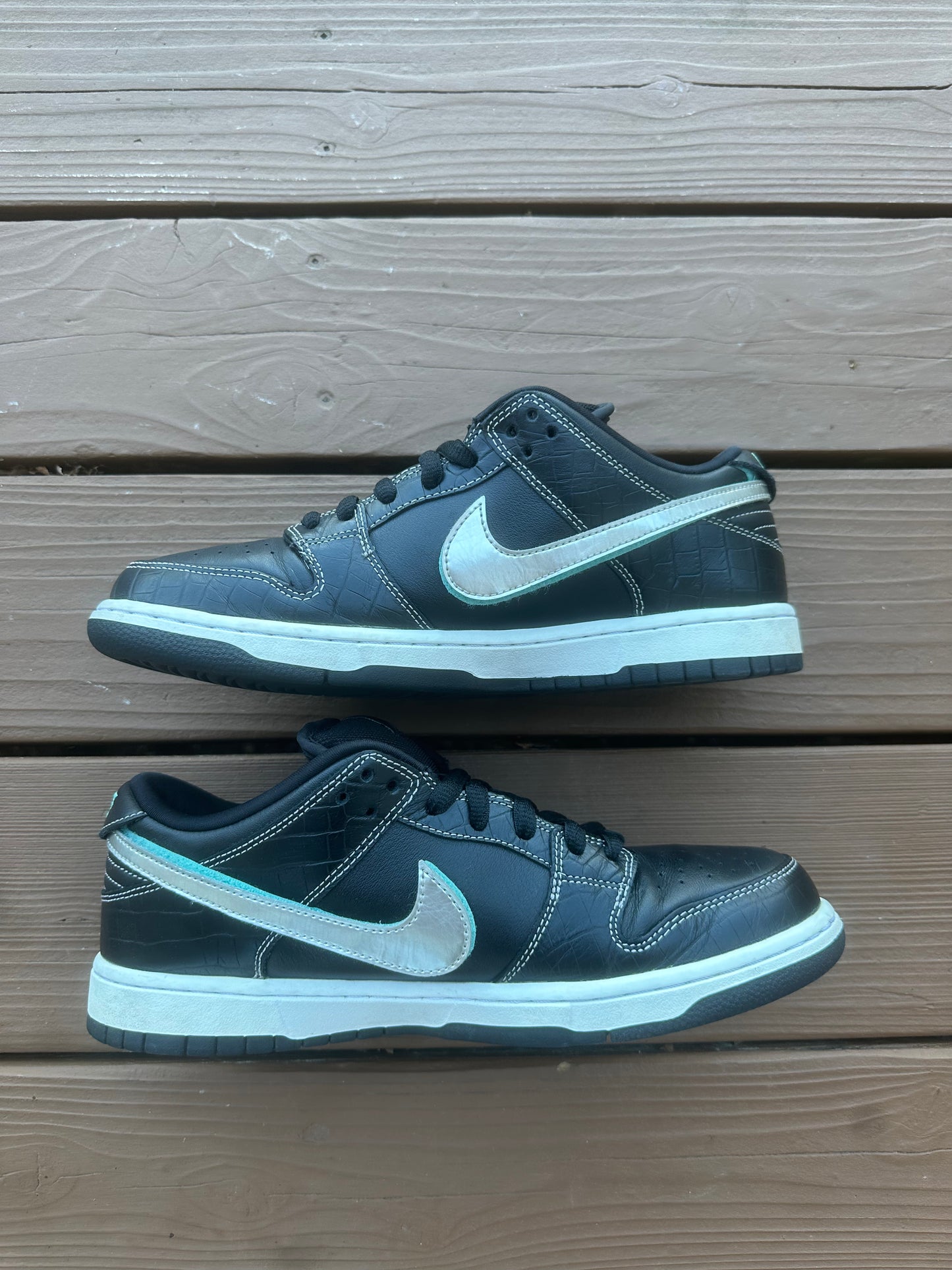 Size 10.5 - Diamond Supply Co. x Nike SB Dunk Low Pro Black Diamond