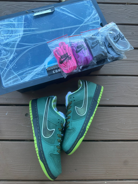 Size 9.5 - Concepts x Nike SB Dunk Low Premium Green Lobster Special Box