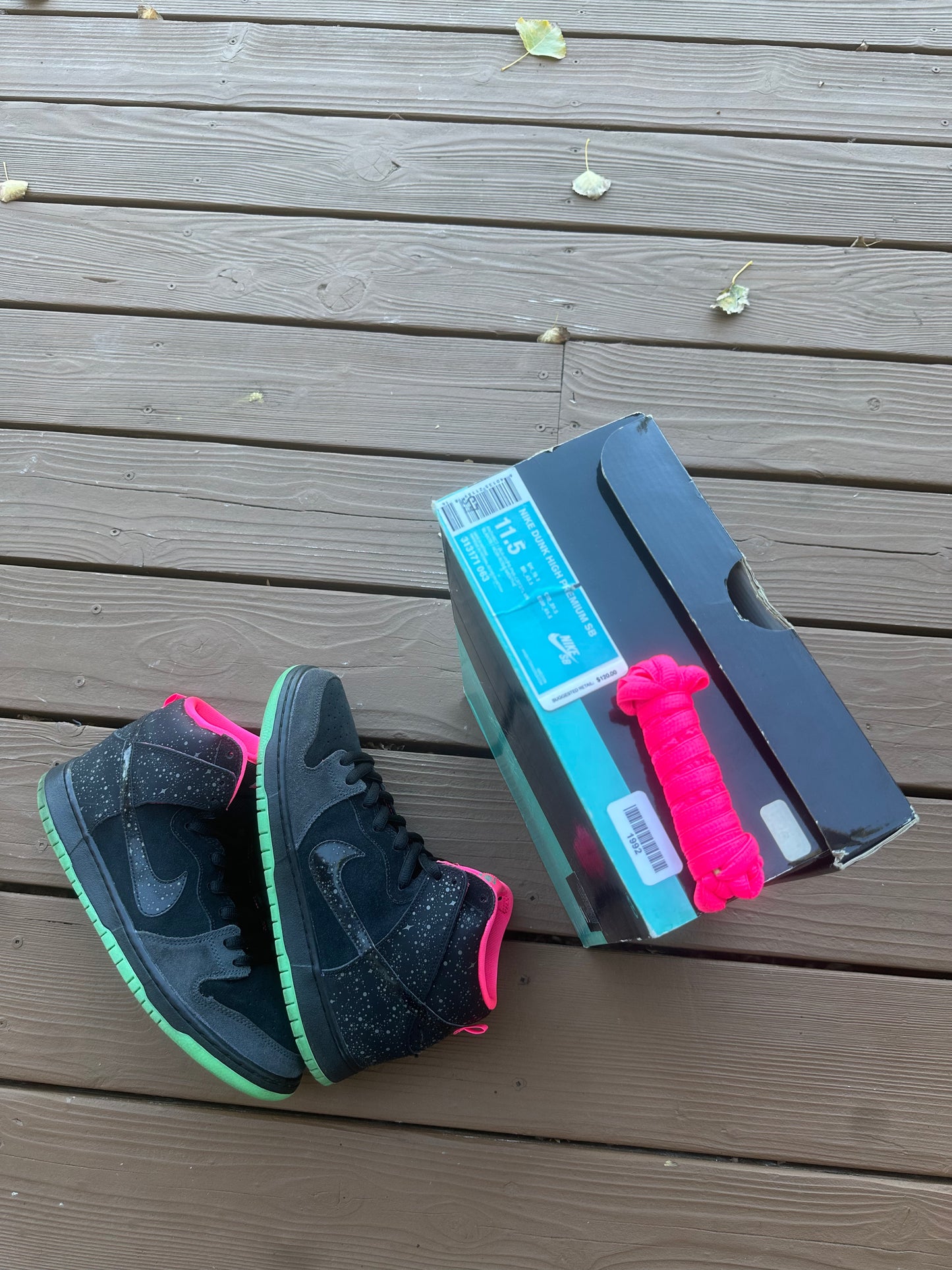 Size 11.5 - Nike Dunk Low High SB Northern Lights