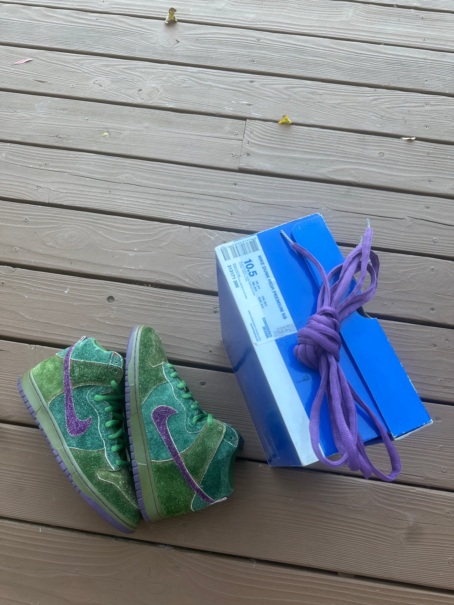 Size 10.5 - Nike Dunk High Premium SB Skunk