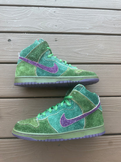 Size 10.5 - Nike Dunk High Premium SB Skunk