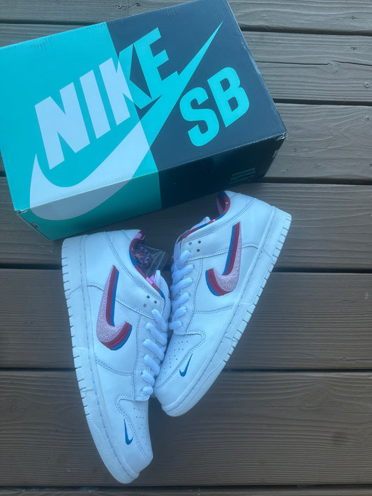 Size 10.5 - Parra x Nike SB Dunk Low Pro
