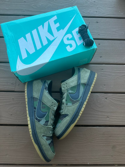 Size 11.5 - Nike Dunk Low Zoom Pro Skate Camo