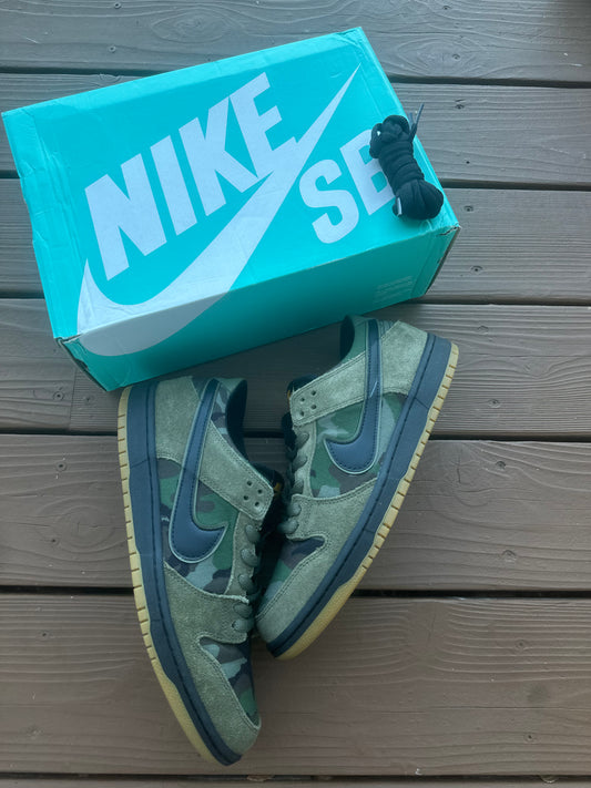 Size 11.5 - Nike Dunk Low Zoom Pro Skate Camo