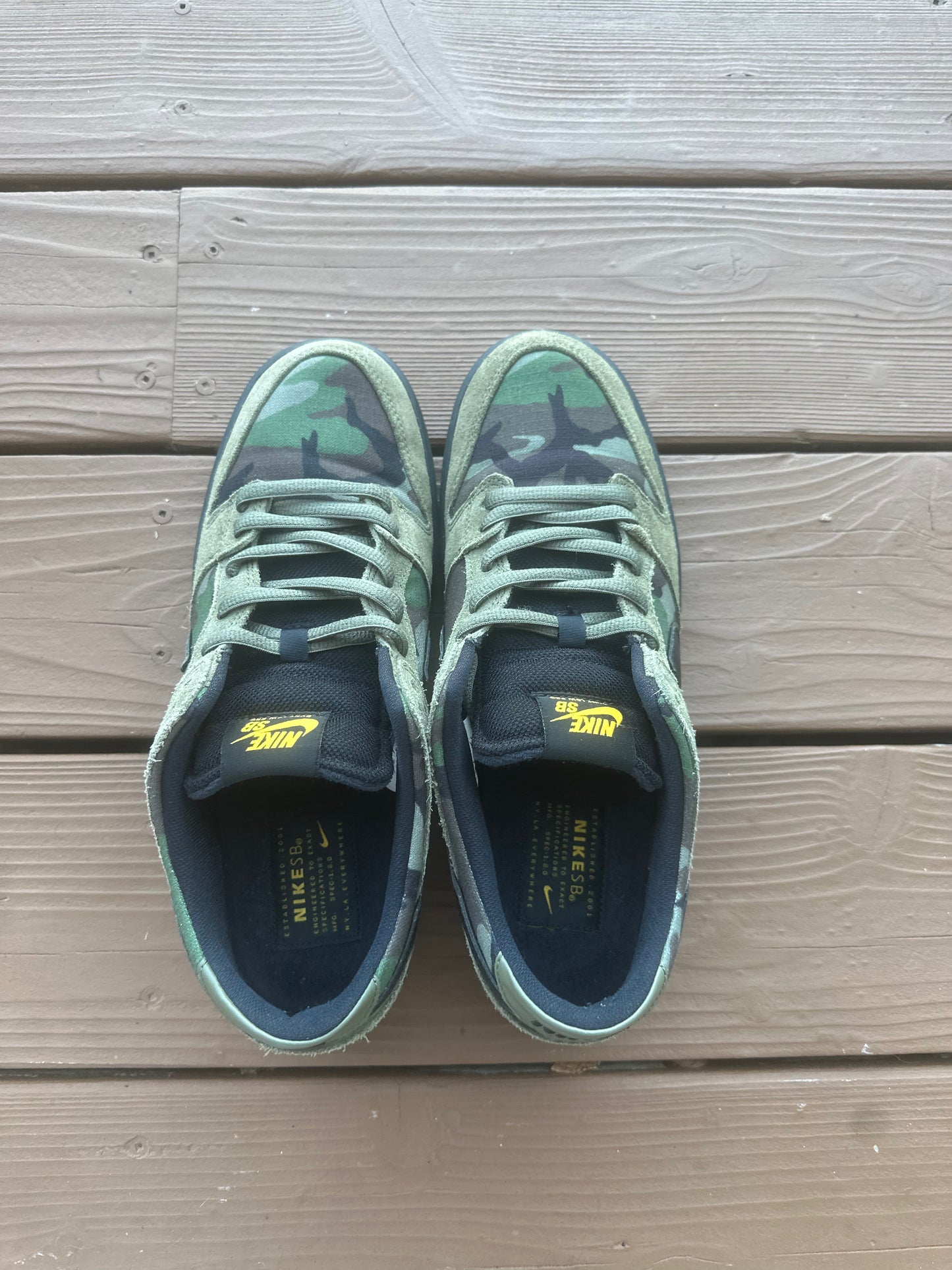 Size 11.5 - Nike Dunk Low Zoom Pro Skate Camo