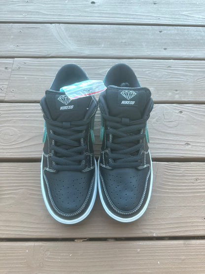 Size 9 - Diamond Supply Co. x Nike SB Dunk Low Pro Black Diamond