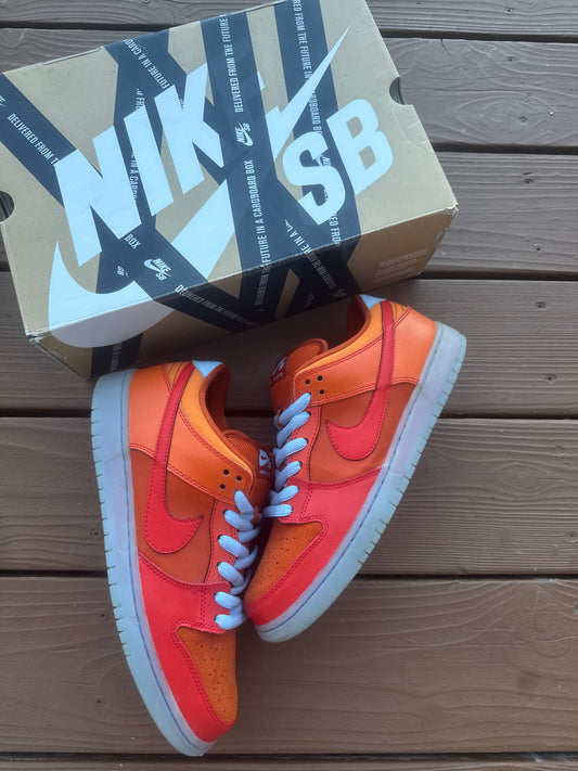 Size 10 - Nike Dunk Low Pro SB Fire & Ice