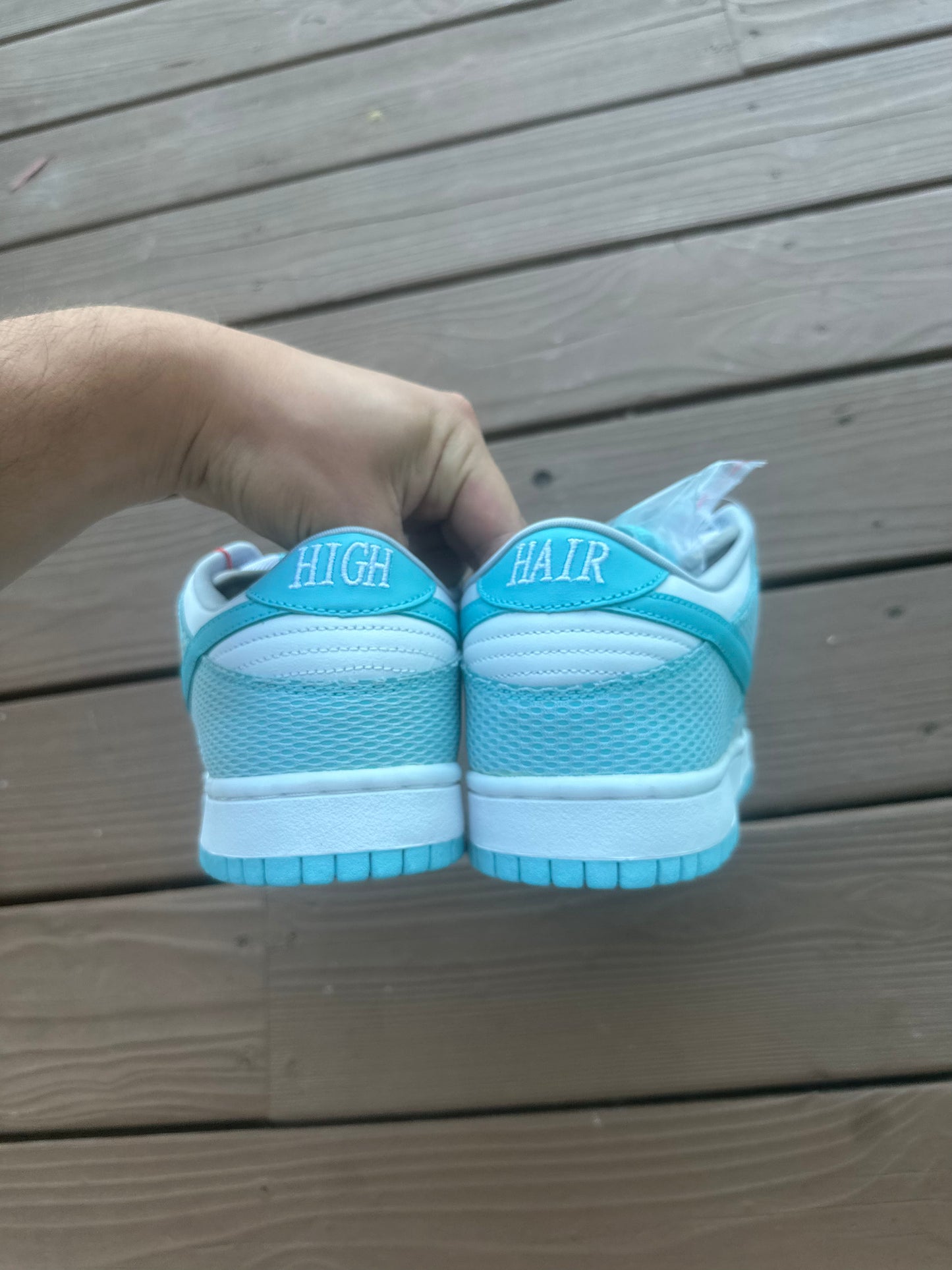 Size 10.5 - Nike Dunk Low Premium SB High Hair