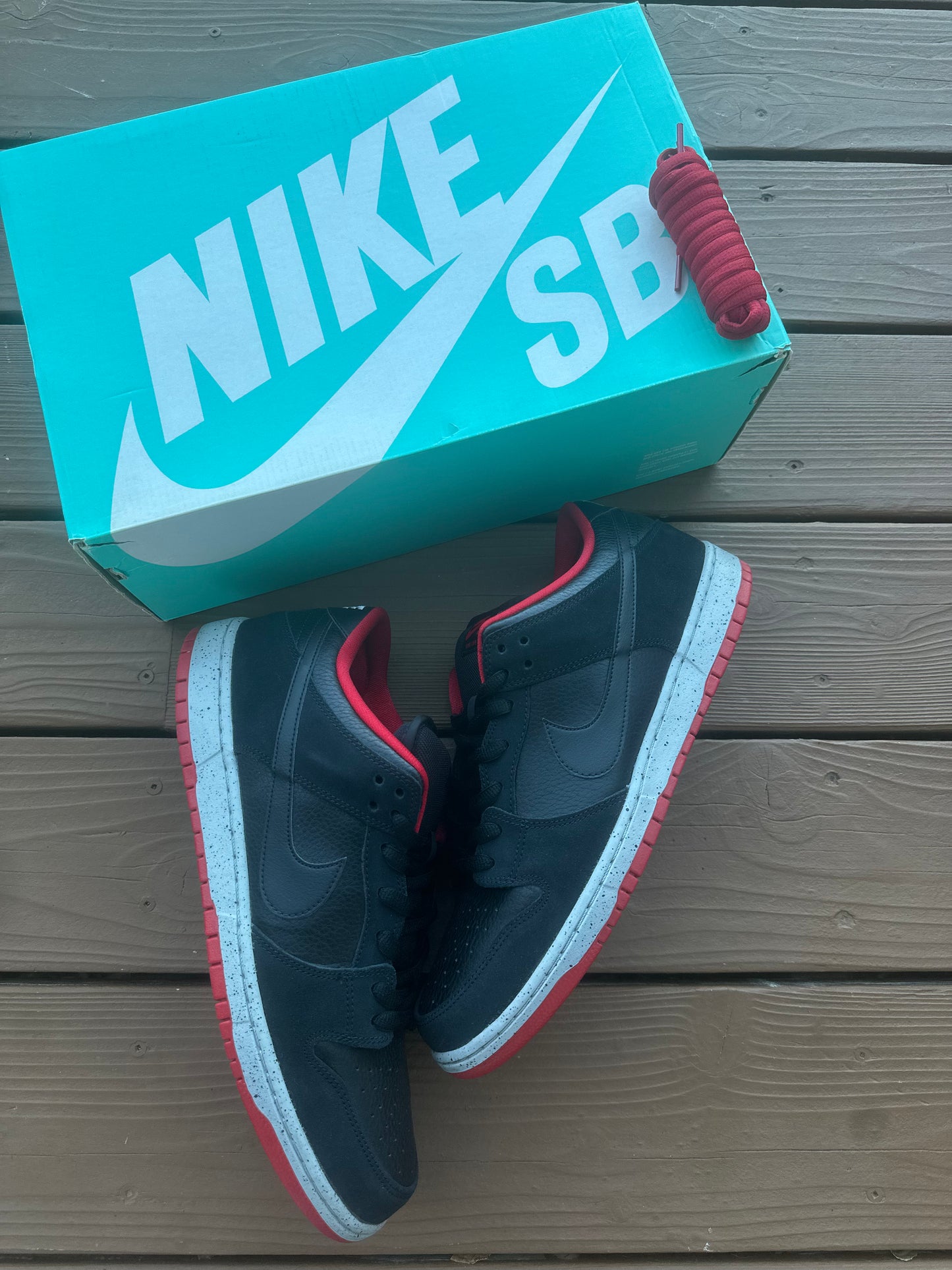Size 13 - Nike Dunk Low Pro SB Black Cement