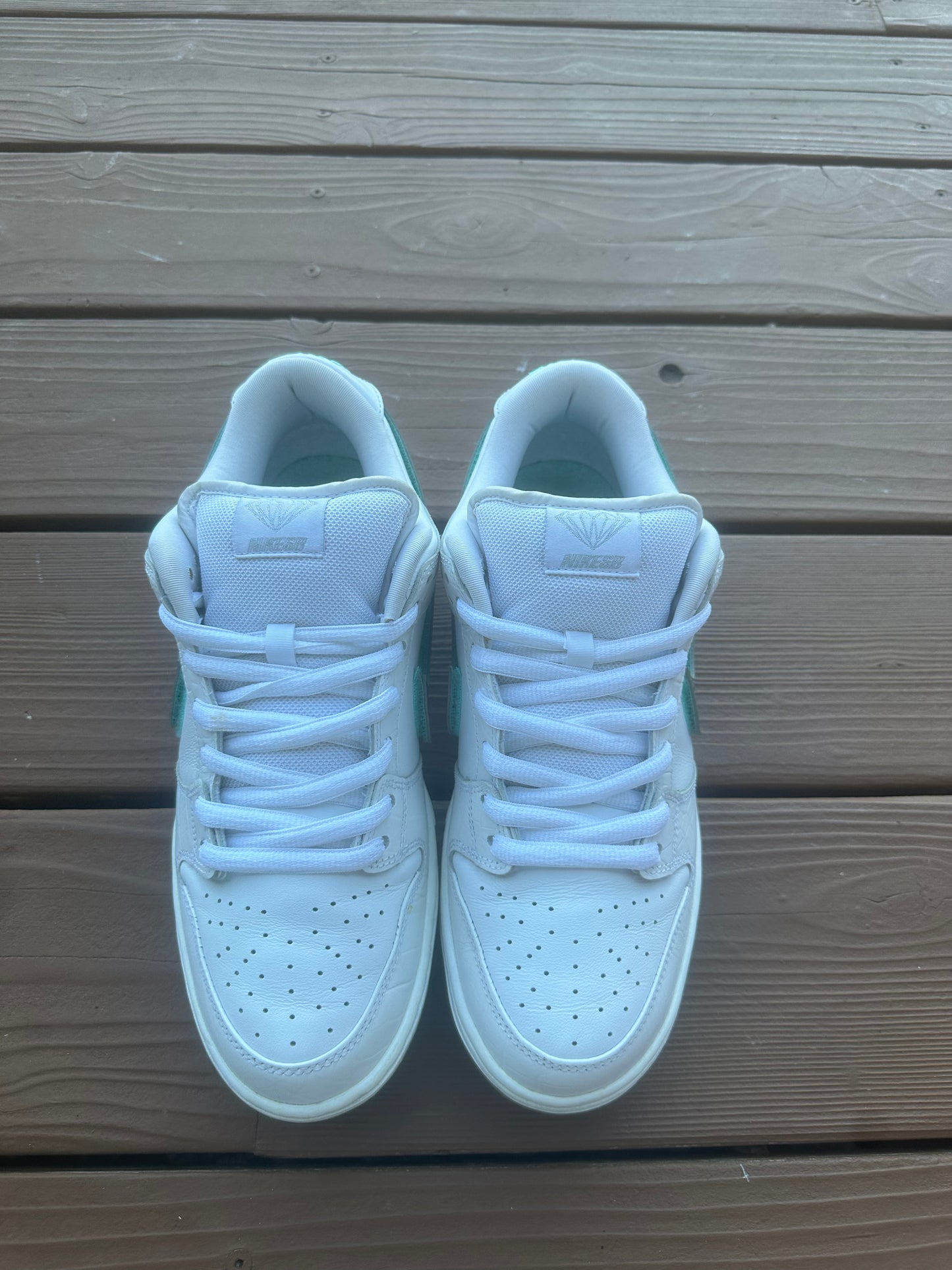 Size 10 - Diamond Supply Co. x Nike SB Dunk Low Pro White Diamond