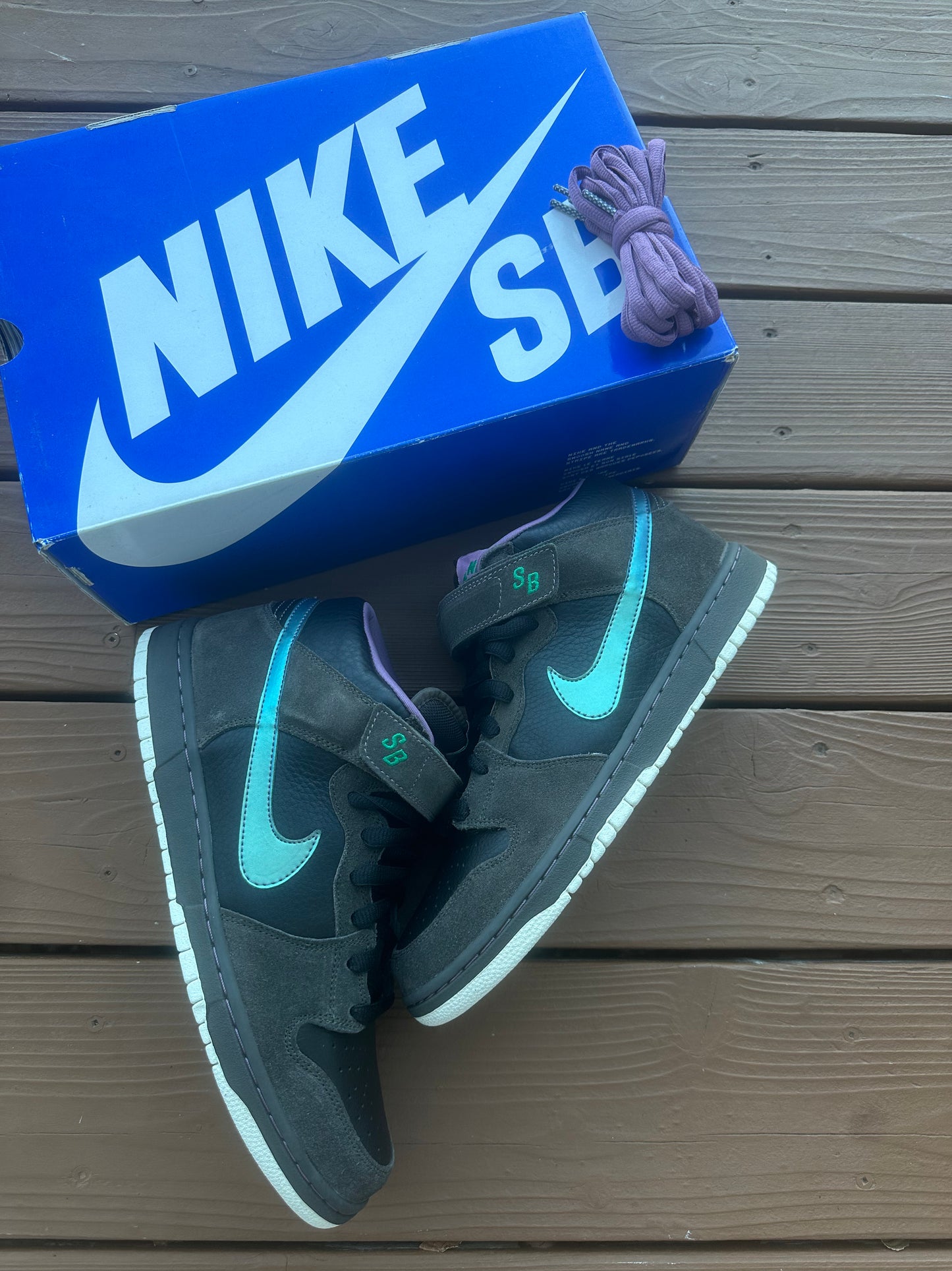 Size 11 - Nike Dunk Mid Premium SB Northern Lights