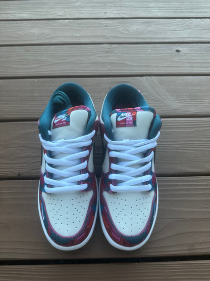 Size 9.5 - Parra x Nike SB Dunk Low Pro Abstract Art