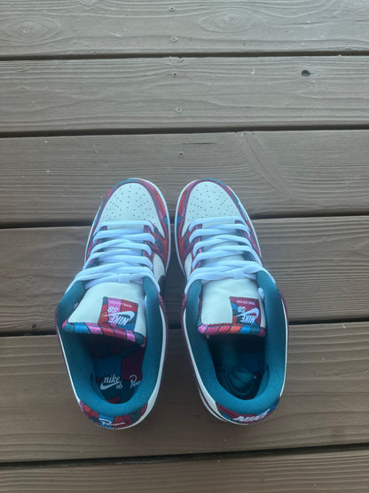 Size 9.5 - Parra x Nike SB Dunk Low Pro Abstract Art