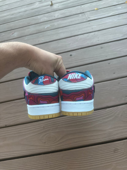 Size 9.5 - Parra x Nike SB Dunk Low Pro Abstract Art
