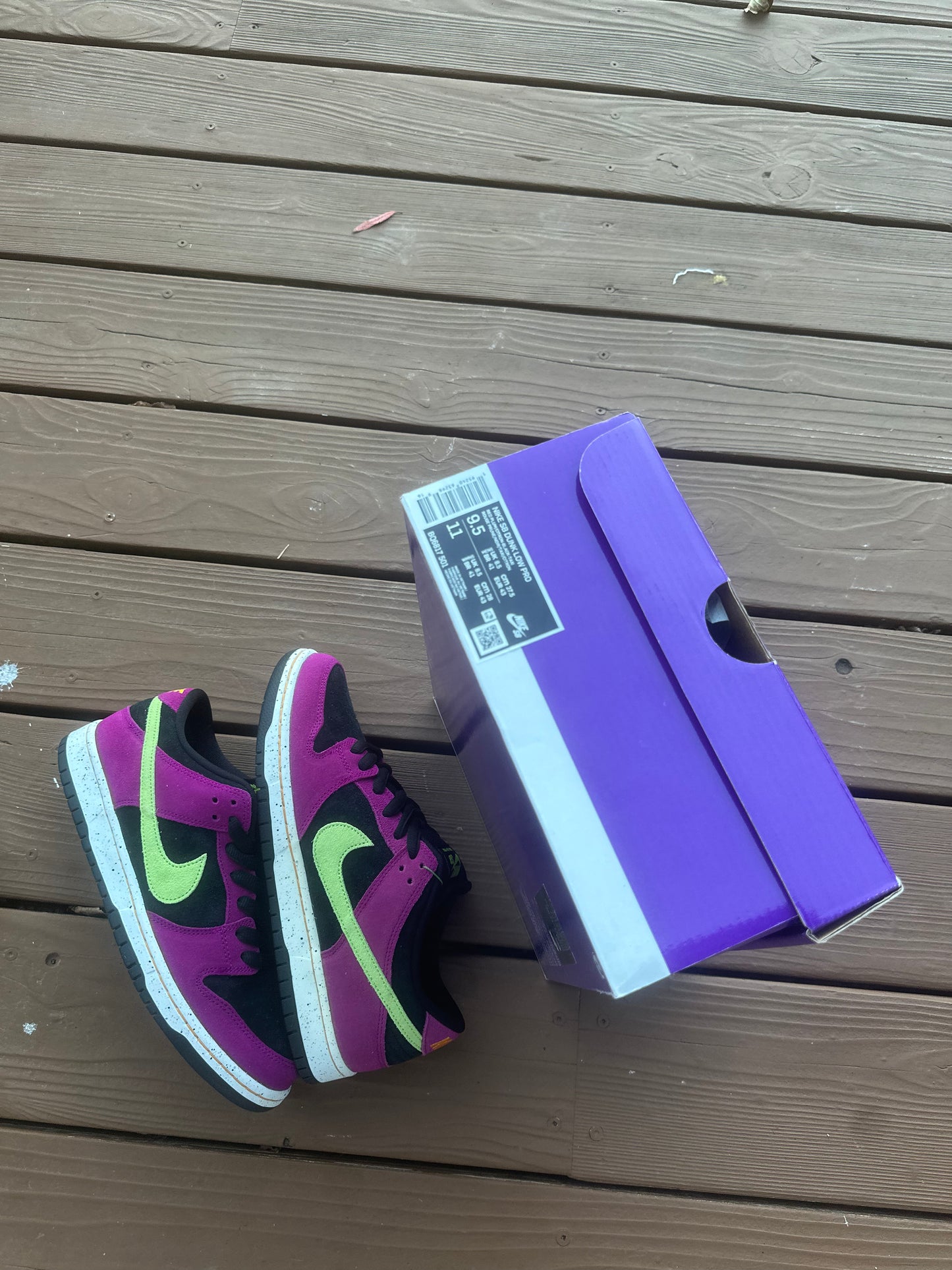 Size 9.5 - Nike Dunk Low Pro SB ACG Terra Red Plum