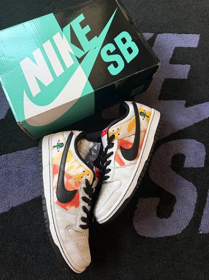 Size 10 - Nike Dunk Low SB 'Tie Dye Rayguns'