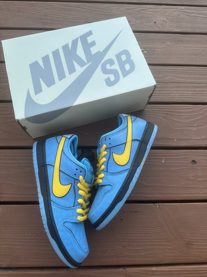 Size 9.5 - The Powerpuff Girls x Dunk Low Pro SB QS 'Bubbles'
