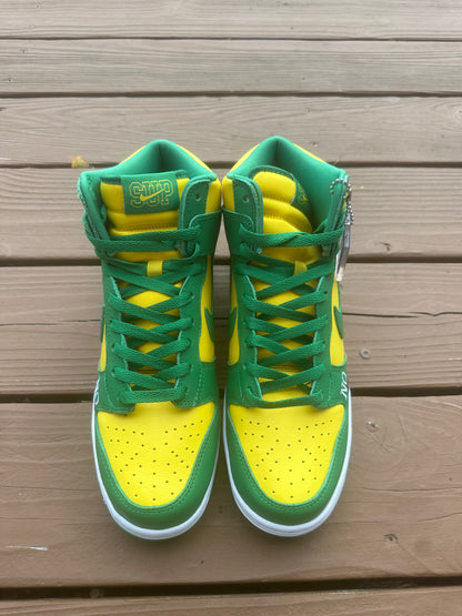 Size 9 - Supreme x Dunk High SB By Any Means - Brazil