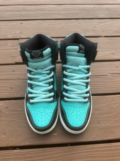 Size 9 - Diamond Supply Co. x Dunk High Premium SB Tiffany