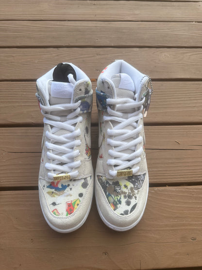 Size 9.5 - Supreme x Nike SB Dunk High Rammellzee