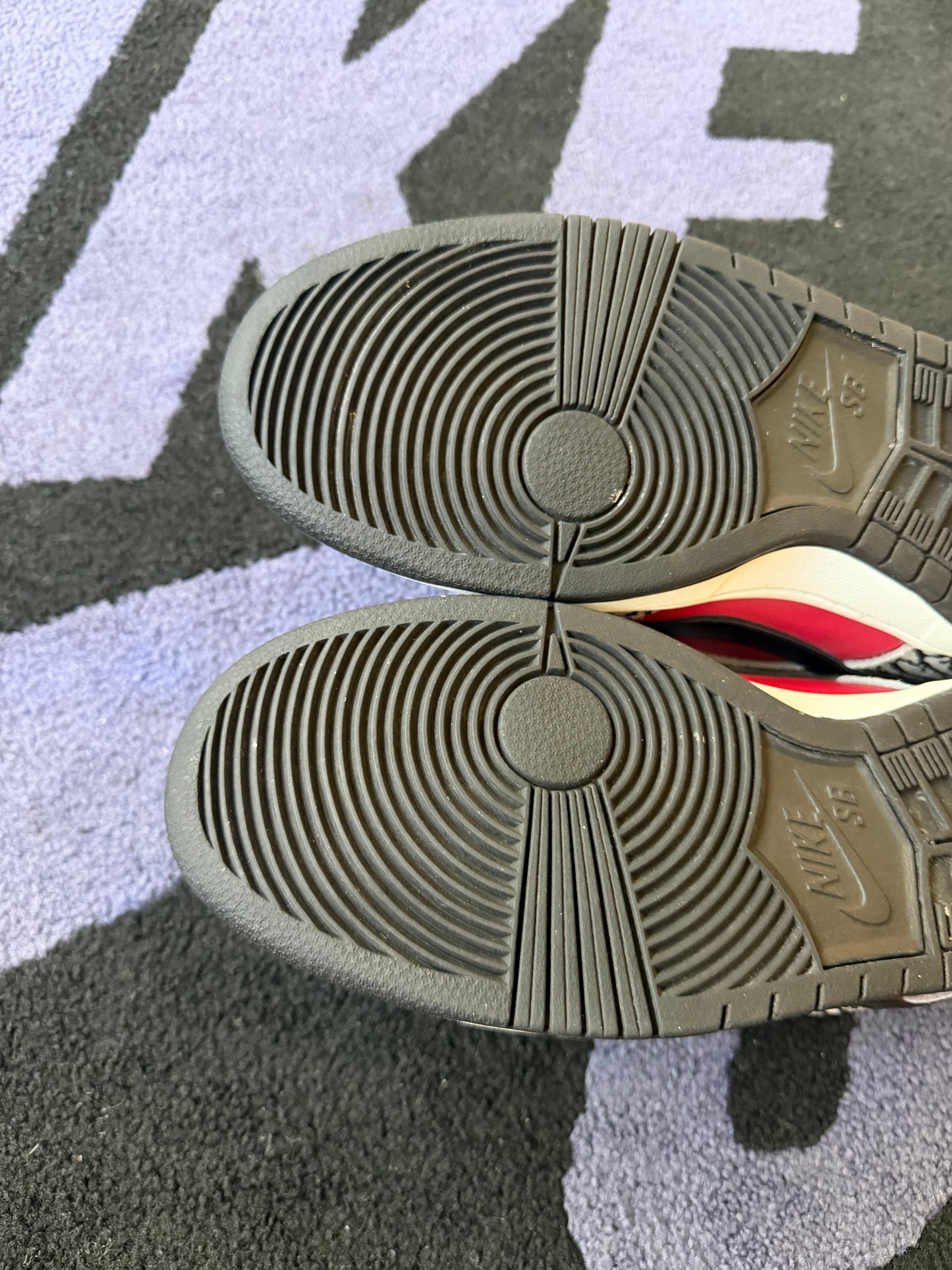 Size 9.5 - Supreme x Nike SB Dunk Low Premium Red Cement