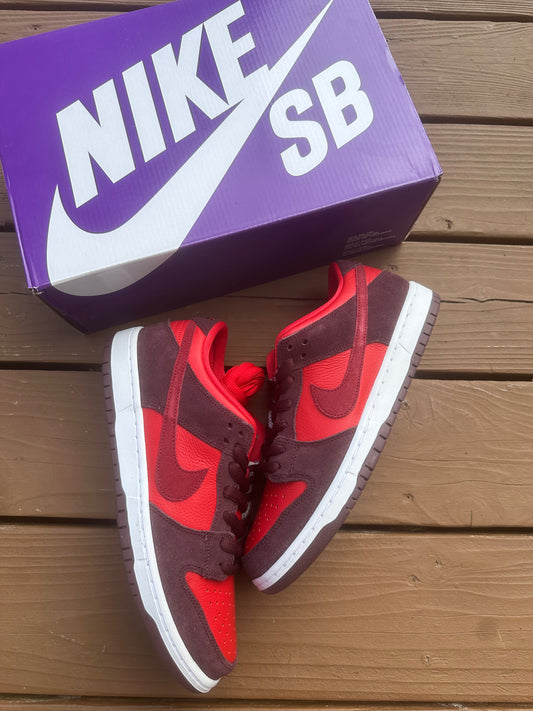 Size 9.5 - Nike SB Dunk Low Pro Cherry