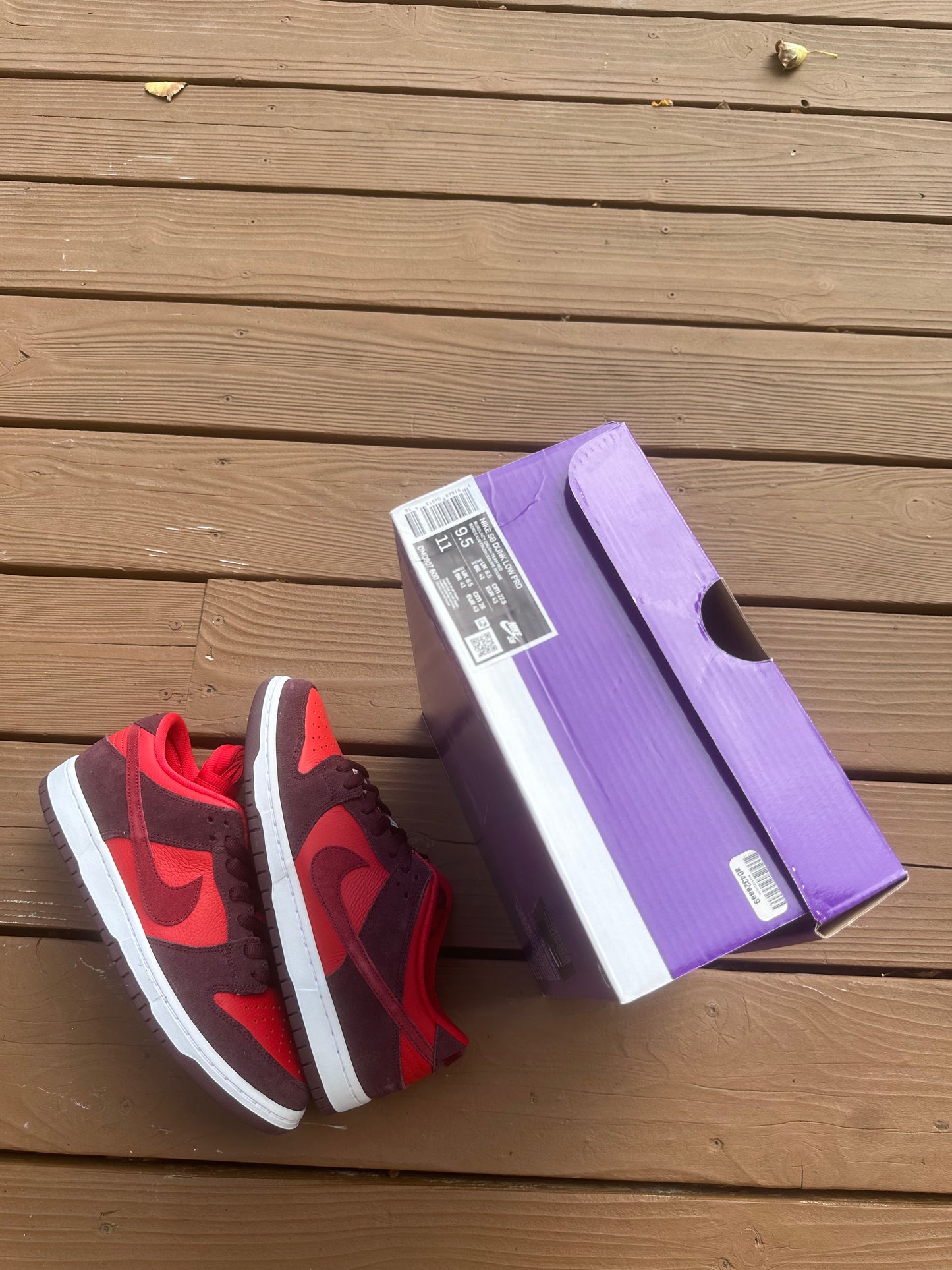 Size 9.5 - Nike SB Dunk Low Pro Cherry