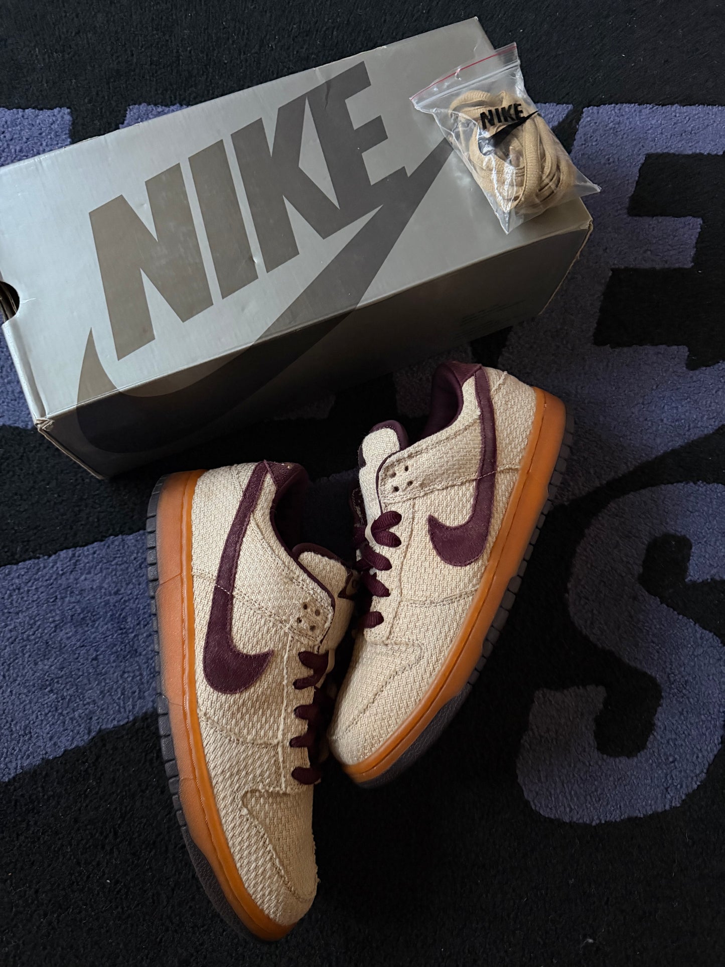 Size 9.5 - Nike Dunk Low Pro SB Red Hemp