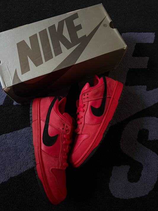 Size 9.5 - Nike Dunk Low Pro SB True Red