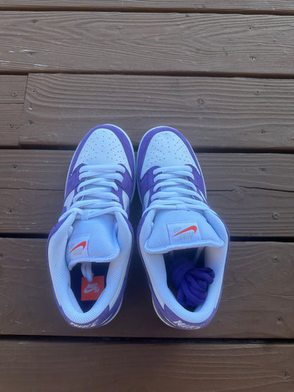 Size 9.5 - Nike SB Dunk Low Pro ISO Court Purple