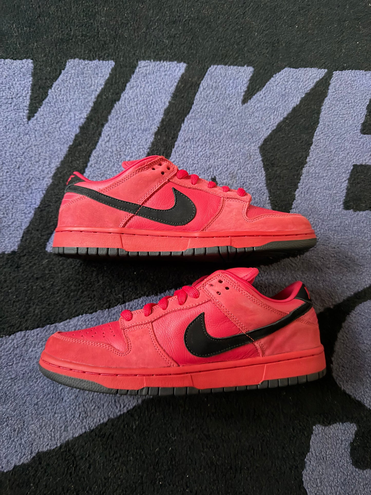 Size 9.5 - Nike Dunk Low Pro SB True Red