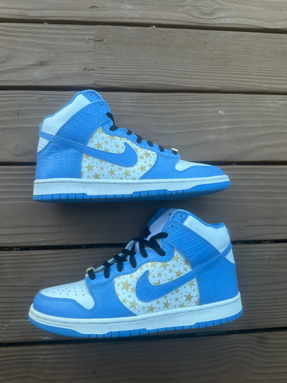 Size 10.5 - Supreme x Dunk High Pro SB Blue Stars