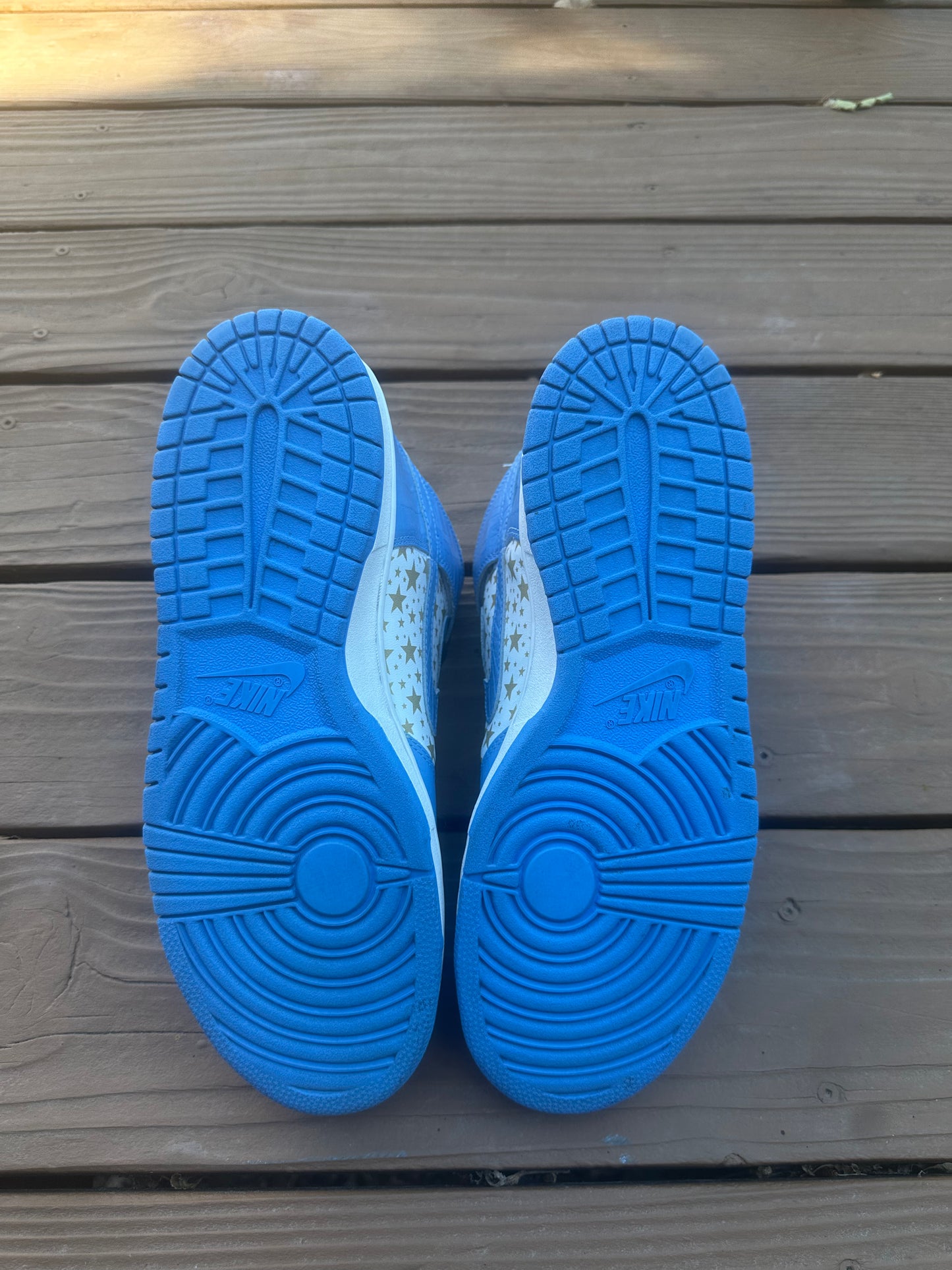 Size 10.5 - Supreme x Dunk High Pro SB Blue Stars