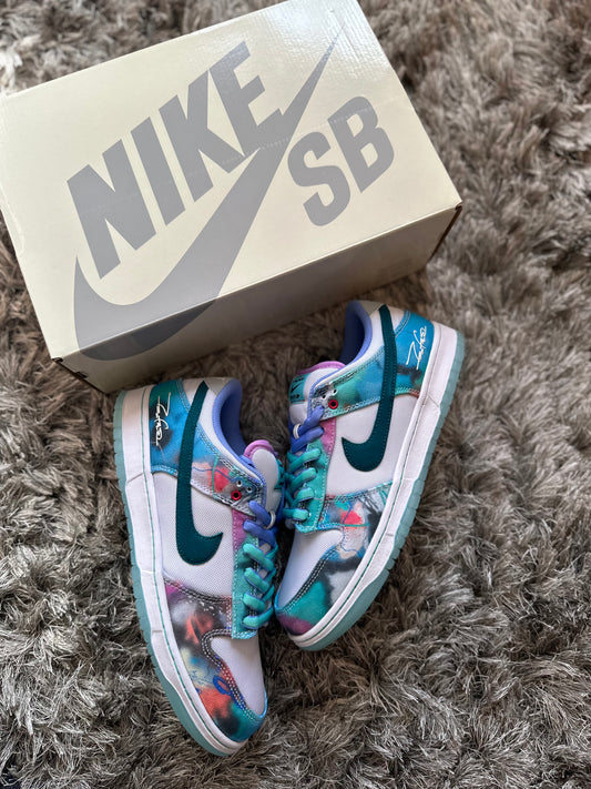 Futura x Nike SB Dunk Low OG QS 'Bleached Aqua'