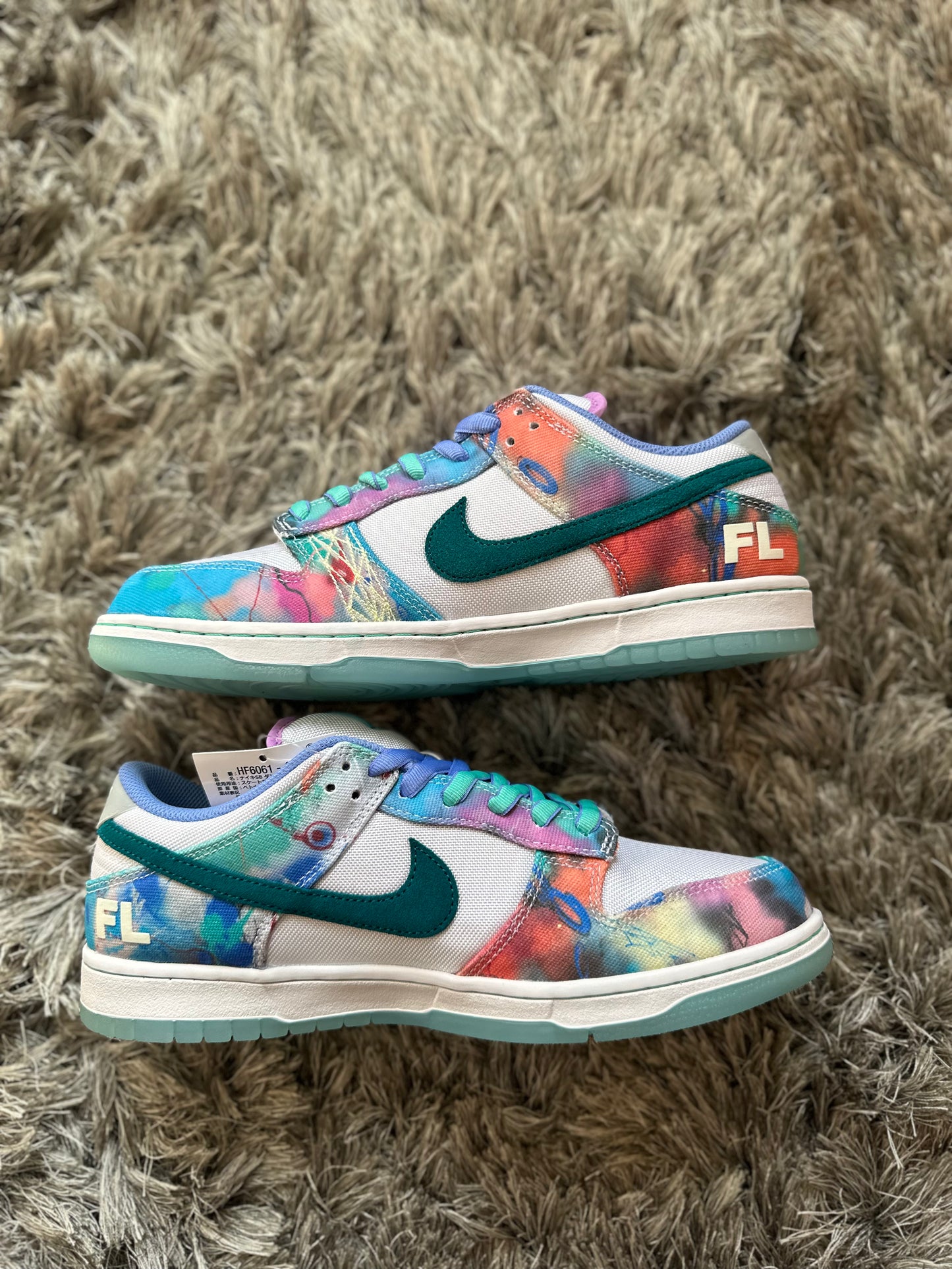 Futura x Nike SB Dunk Low OG QS 'Bleached Aqua'