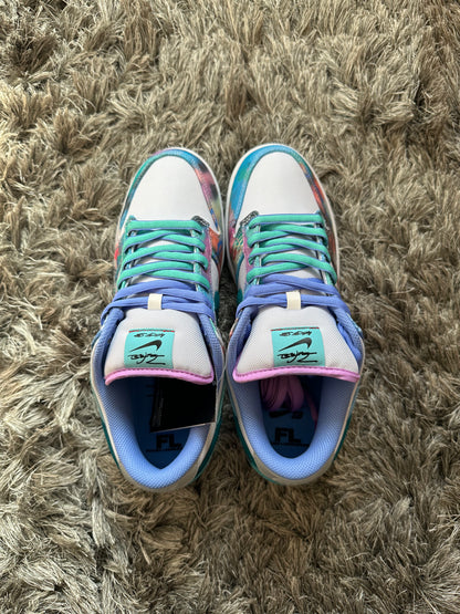 Futura x Nike SB Dunk Low OG QS 'Bleached Aqua'