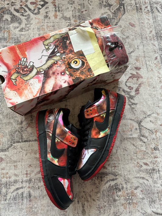 Size 9 - Nike Dunk Low Pro SB Pushead