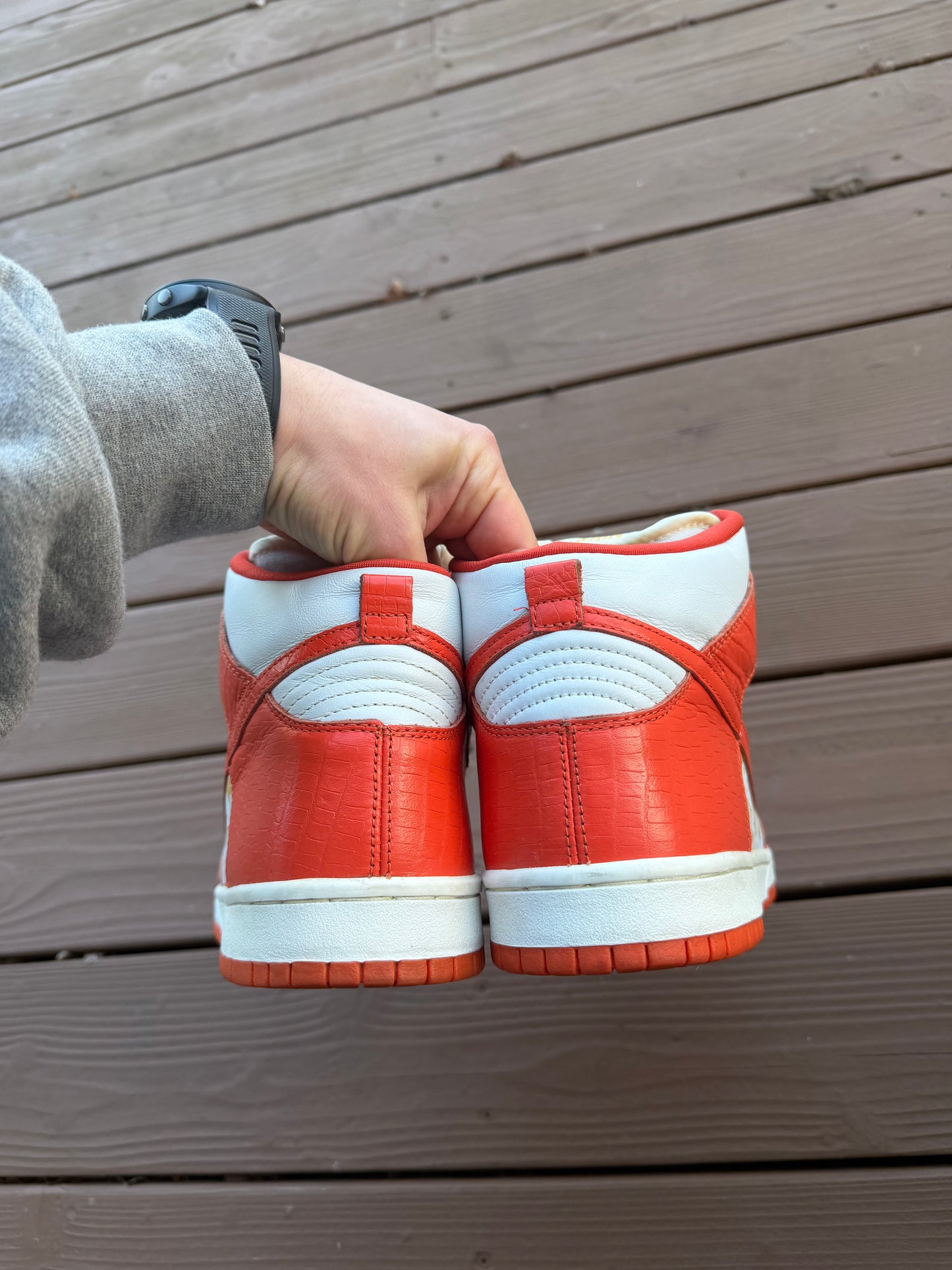 Size 10.5 - Supreme x Dunk High Pro SB Orange Stars