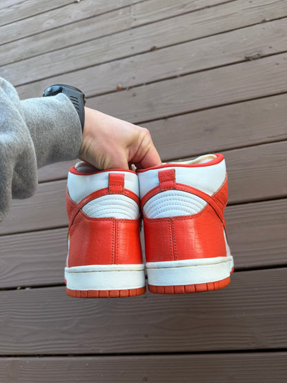 Size 10.5 - Supreme x Dunk High Pro SB Orange Stars
