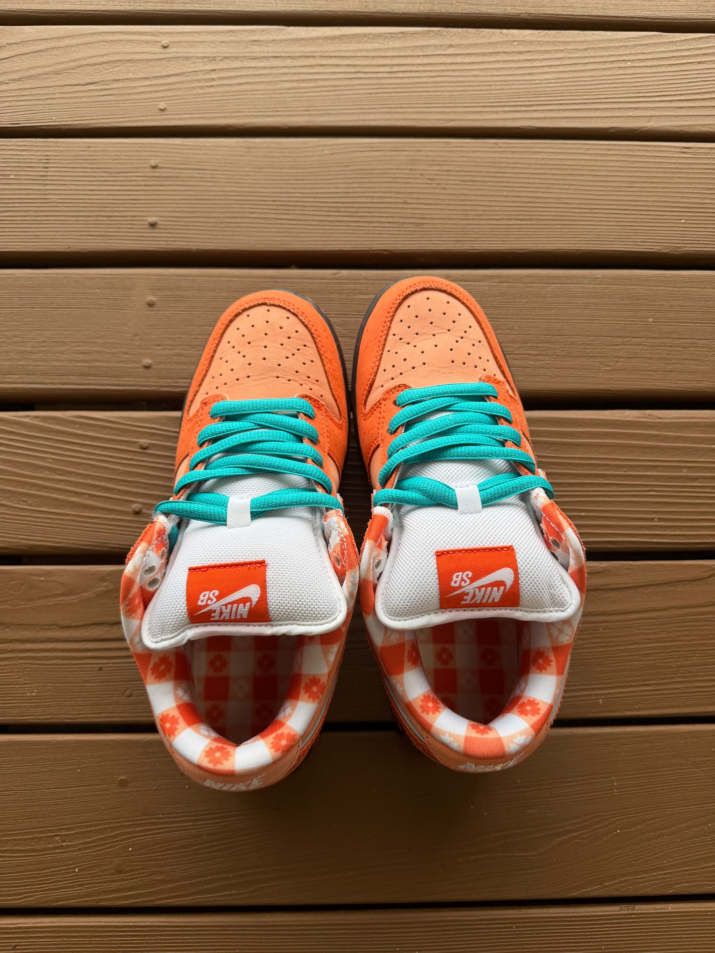 Size 7 - Concepts x Nike SB Dunk Low QS Orange Lobster