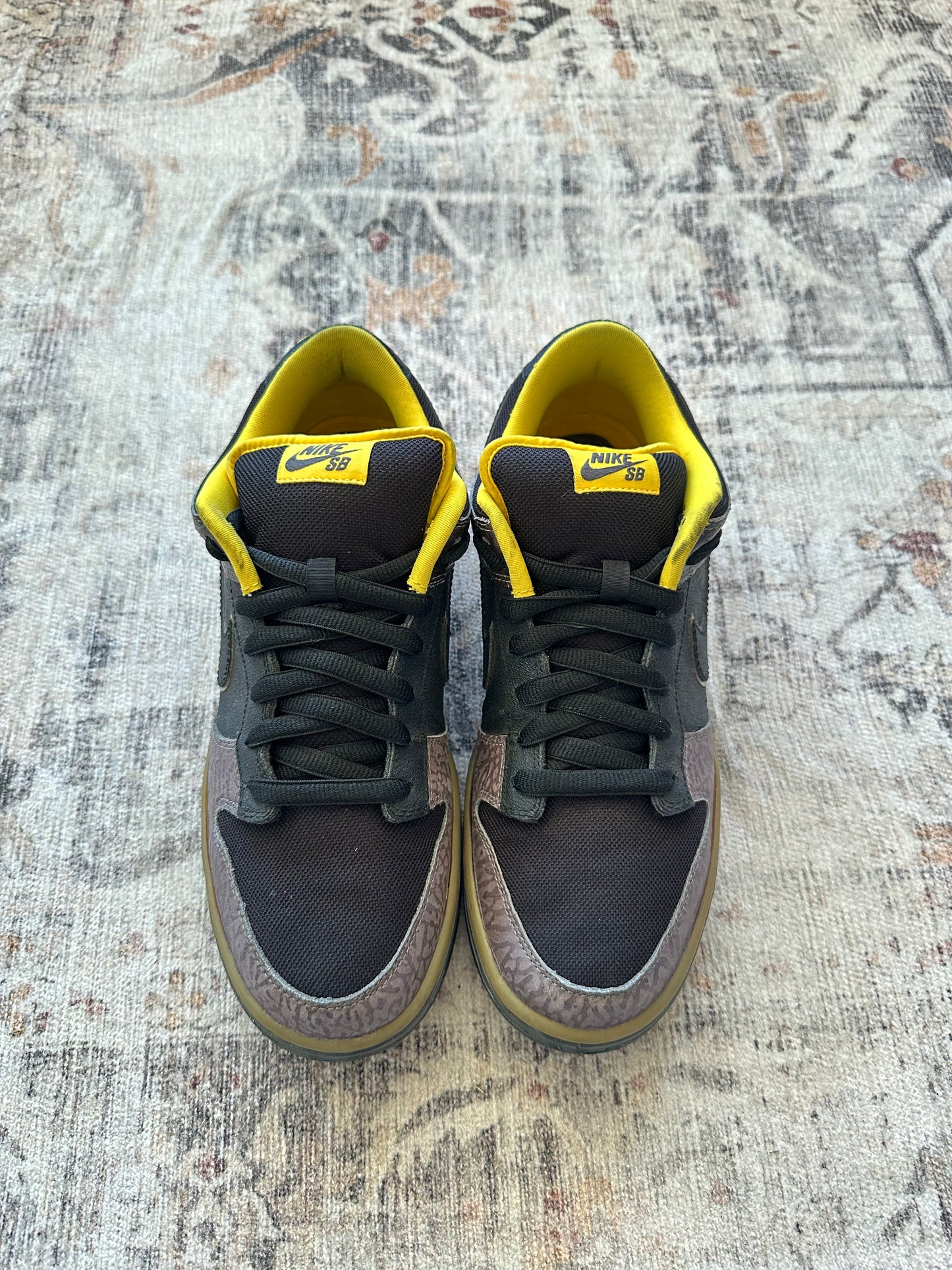 Size 10 - Nike Dunk Low Premium SB Yellow Curb