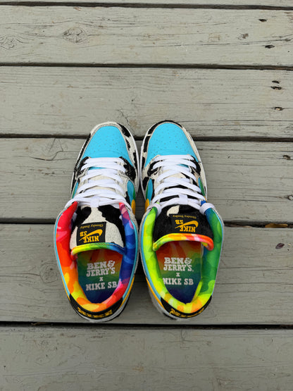 Size 9 - Ben & Jerry's x Nike SB Dunk Low Pro QS Chunky Dunky